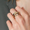 Bague 52 Trois Anneaux - Bague en or jaune et diamants 58 Facettes BO/220022 RIV