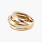 Bague 52 Trois Anneaux - Bague en or jaune et diamants 58 Facettes BO/220022 RIV