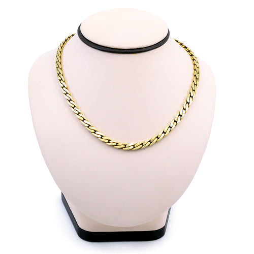 Collier Chaîne S-Link vintage en or jaune 14k 58 Facettes 8DD34AAB698F460D9471A428E13C43C7