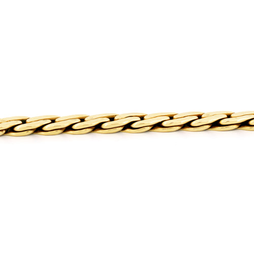 Collier Chaîne S-Link vintage en or jaune 14k 58 Facettes 8DD34AAB698F460D9471A428E13C43C7