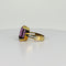 Bague 54 Bague vintage en or jaune 14 ct et améthyste 58 Facettes 2603019