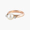 Bague 52 Taylor - Bague en or jaune 18 carats perle et diamants 58 Facettes BO/220041 STA
