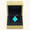Van Cleef & Arpels Magic Alhambra - Pendentif en or blanc et turquoise 58 Facettes