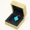 Van Cleef & Arpels Magic Alhambra - Pendentif en or blanc et turquoise 58 Facettes