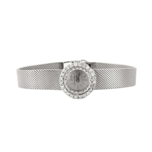 Montre Longines - Montre bracelet en or blanc 18 carats et diamants 58 Facettes BO/230072