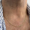 Collier maille traversino en or jaune 18 ct 58 Facettes 36643