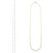 Collier maille traversino en or jaune 18 ct 58 Facettes 36643