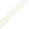 Collier maille traversino en or jaune 18 ct 58 Facettes 36643