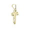 Pendentif croix Christ en or jaune 58 Facettes 40838