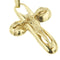 Pendentif croix Christ en or jaune 58 Facettes 40838