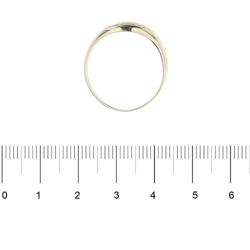 Bague double anneau en or jaune, or blanc et diamants 58 Facettes 39837