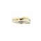 Bague double anneau en or jaune, or blanc et diamants 58 Facettes 39837