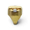 Bague 52 David Webb - Bague pavée en or jaune, diamants et émail 58 Facettes