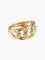 Bague 56 Maillon - Bague en or jaune et diamants 58 Facettes BO/130085