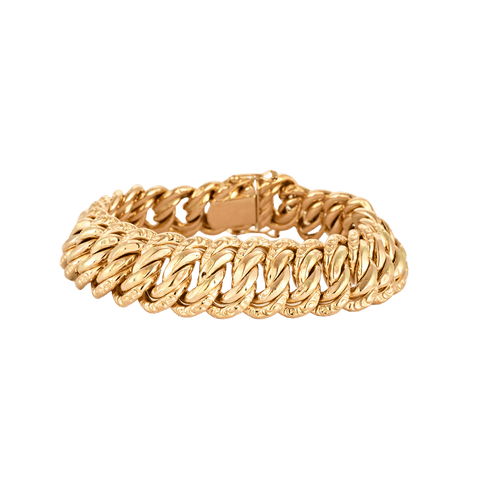 Bracelet Bracelet maille américaine en or jaune 58 Facettes BO/240039 RIV