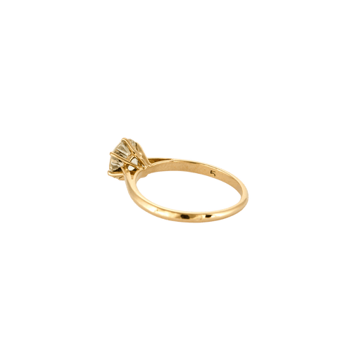 Bague 54 Bague solitaire en or jaune et diamant 58 Facettes BO/240043 NSS