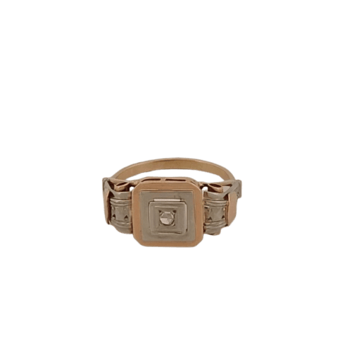 Bague 51 Bague fleur en or blanc et diamants 58 Facettes 2504811