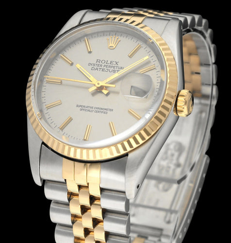 Montre Rolex Datejust - Montre 16233 en or et acier 58 Facettes ROL/DJ1/1393