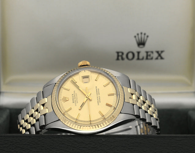 Montre Rolex Datejust - Montre 1601 en or/acier 58 Facettes ROL/DJ1/1237