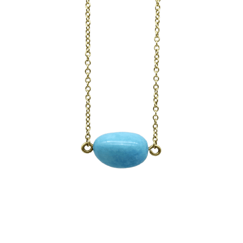 Collier Me & Ro - Collier vintage en or 18K et turquoise 58 Facettes A2008I