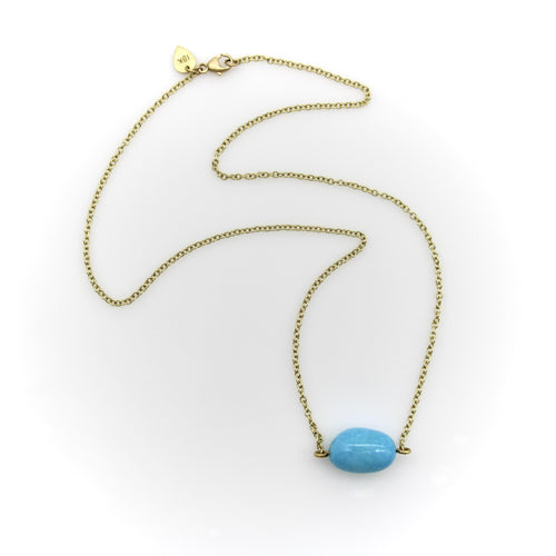 Collier Me & Ro - Collier vintage en or 18K et turquoise 58 Facettes A2008I