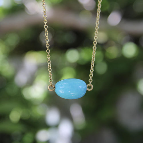 Collier Me & Ro - Collier vintage en or 18K et turquoise 58 Facettes A2008I