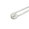 Collier point lumière en or blanc et diamant 0,18 ct 58 Facettes 39236