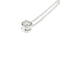 Collier point lumière en or blanc et diamant 0,18 ct 58 Facettes 39236