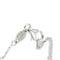 Collier point lumière en or blanc et diamant 0,18 ct 58 Facettes 39236