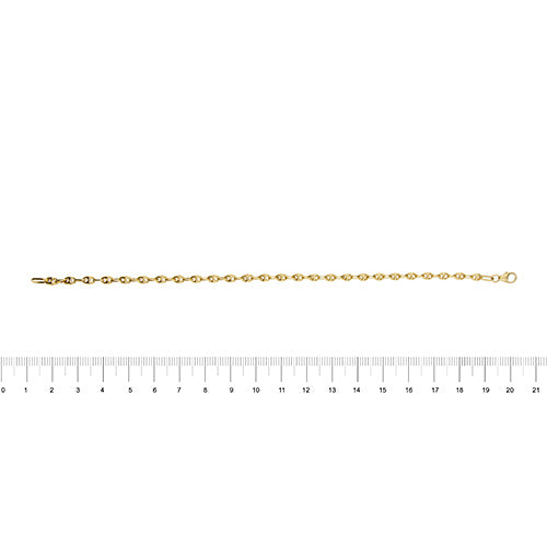 Bracelet maille marine en or jaune 58 Facettes 37818