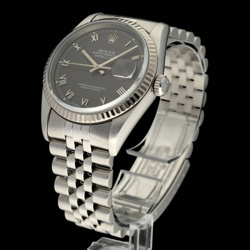 Montre Rolex Datejust - Montre automatique en acier 58 Facettes ROL/DJ1/1227