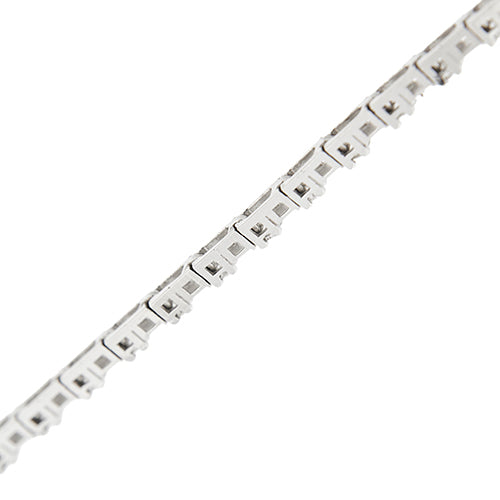 Bracelet tennis en or blanc et diamants 0,54 ct 58 Facettes 39088