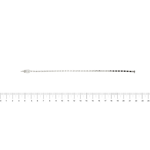 Bracelet tennis en or blanc et diamants 0,54 ct 58 Facettes 39088