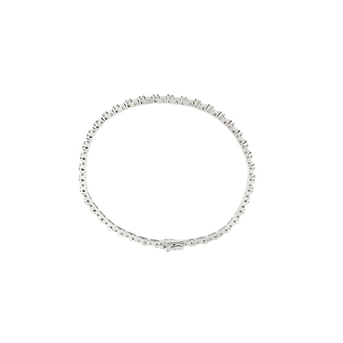 Bracelet tennis en or blanc et diamants 0,54 ct 58 Facettes 39088