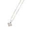 Collier point lumière en or blanc et diamant 0,24 ct 58 Facettes 39095