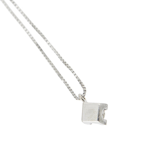 Collier Collier point lumière en or blanc et diamant 0,24 ct 58 Facettes 39095