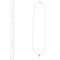 Collier Collier point lumière en or blanc et diamant 0,24 ct 58 Facettes 39095