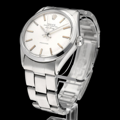 Montre Rolex Air King Precision - Montre 5500 en acier 58 Facettes ROL/AIK/214
