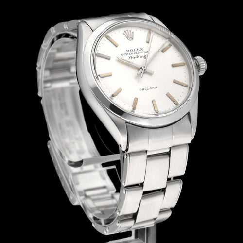 Montre Rolex Air King Precision - Montre 5500 en acier 58 Facettes ROL/AIK/214