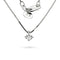Pendentif Pendentif Flower en or blanc 18 kt avec diamant naturel 58 Facettes FLP30PLDVOB