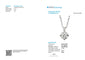 Pendentif Pendentif Flower en or blanc 18 kt avec diamant naturel 58 Facettes FLP30PLDVOB