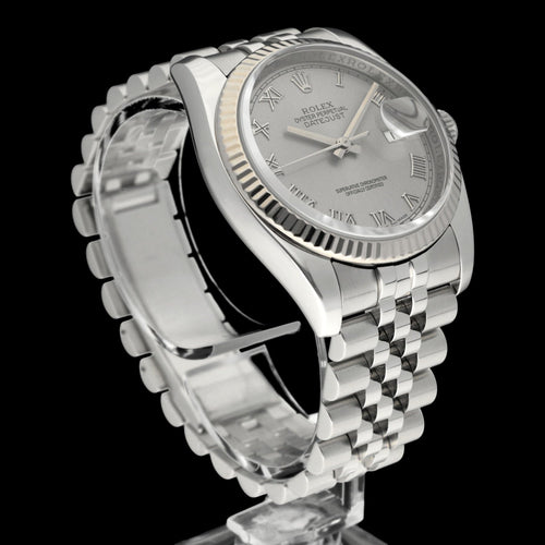 Montre Rolex Datejust - Montre automatique en acier 36 mm 58 Facettes ROL/DJ2/034