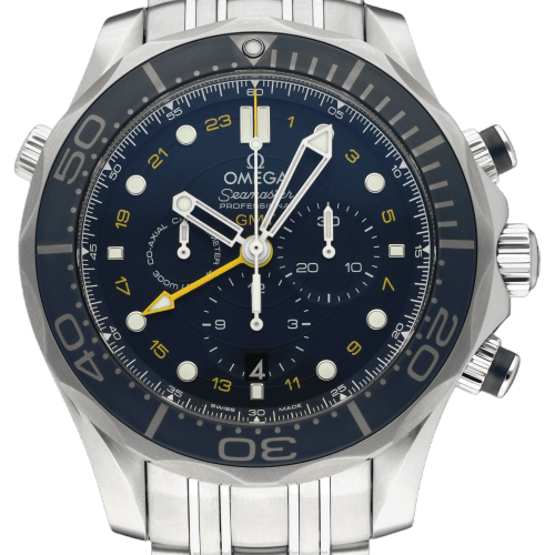 Montre Omega Seamaster - Montre Diver 300 M GMT en acier 58 Facettes OMG/SEA/386