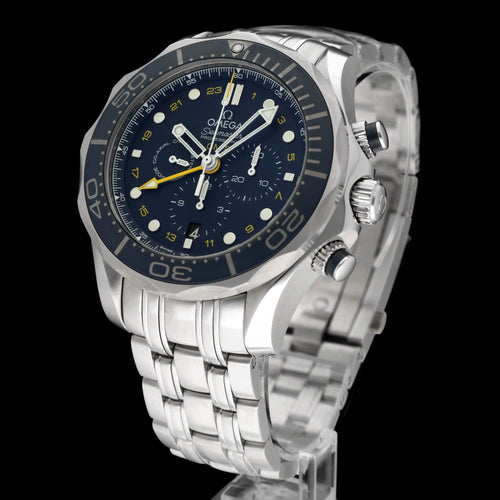 Montre Omega Seamaster - Montre Diver 300 M GMT en acier 58 Facettes OMG/SEA/386