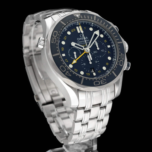 Montre Omega Seamaster - Montre Diver 300 M GMT en acier 58 Facettes OMG/SEA/386