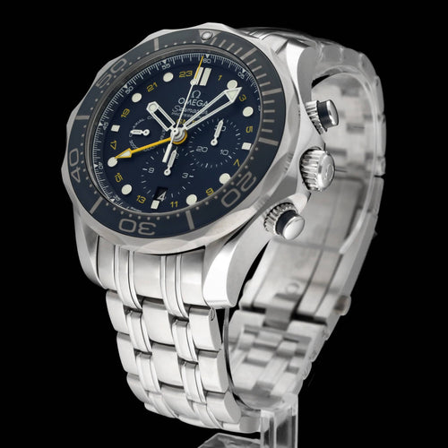 Montre Omega Seamaster - Montre Diver 300 M GMT en acier 58 Facettes OMG/SEA/386