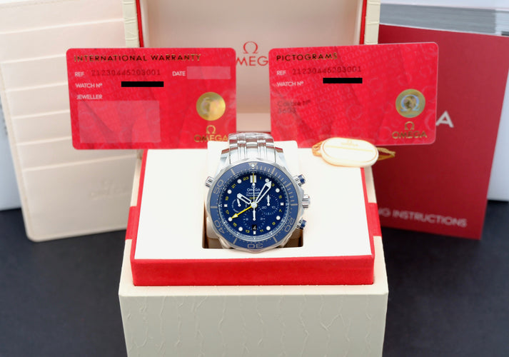 Montre Omega Seamaster - Montre Diver 300 M GMT en acier 58 Facettes OMG/SEA/386