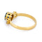 56 Bague trilogie en or 14k avec saphir et diamants 58 Facettes 1564B106B484426AA9E2B58EDAD50D00