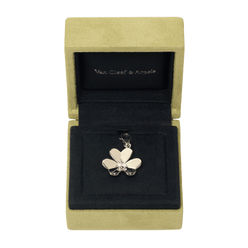 Van Cleef & Arpels Frivole - Pendentif en or blanc et diamants
