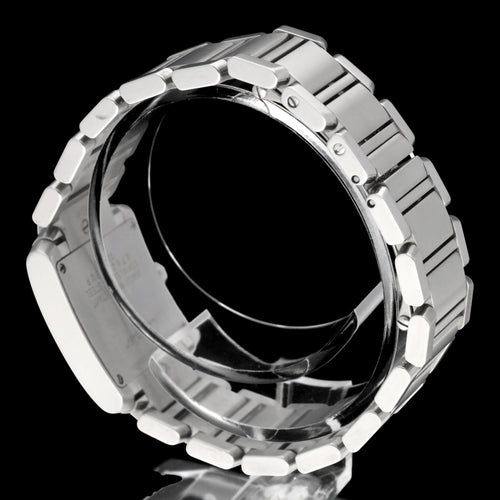 Montre Cartier Tank Française - Montre 2384 en acier 58 Facettes CRT/TNK/008